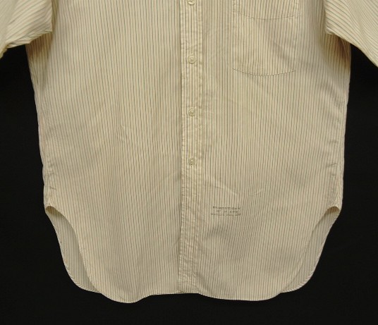 画像: 60'S ALFRED'S 6ボタン ポプリン 半袖 BDシャツ ストライプ柄 (VINTAGE)