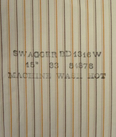 画像3: 60'S ALFRED'S 6ボタン ポプリン 半袖 BDシャツ ストライプ柄 (VINTAGE)