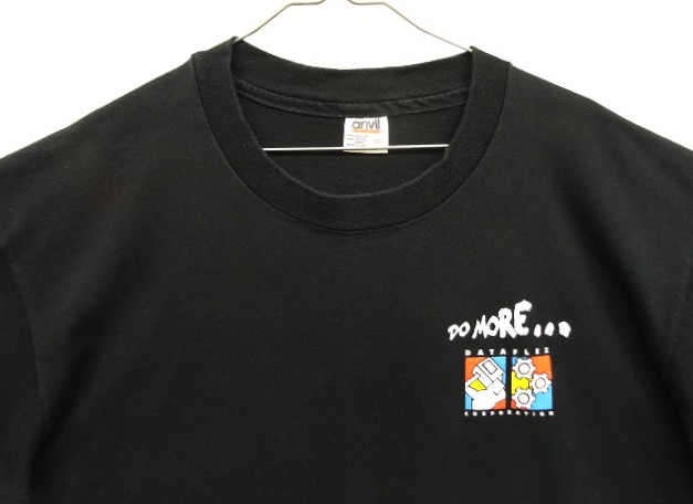 画像: 90'S IBM 両面プリント シングルステッチ 半袖 Tシャツ ブラック USA製 (VINTAGE)