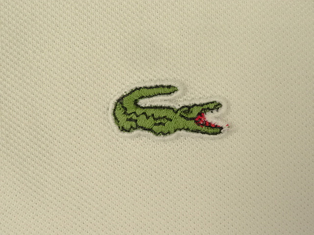 画像: 80'S CHEMISE LACOSTE ポロシャツ ホワイト フランス製 (VINTAGE)