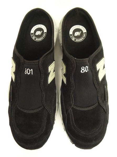 画像: NEW BALANCE 801 "ALL TERRAIN" スウェード スリッポン ブラック 箱付き (DEADSTOCK)
