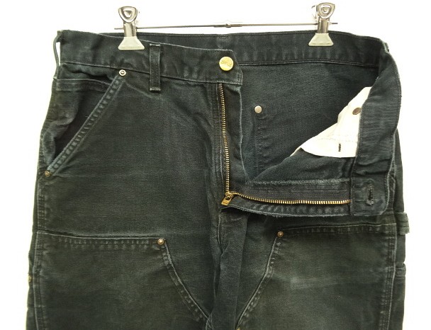 画像: CARHARTT ダブルニー ダック ペインターパンツ ブラック W31L30 メキシコ製 (VINTAGE)