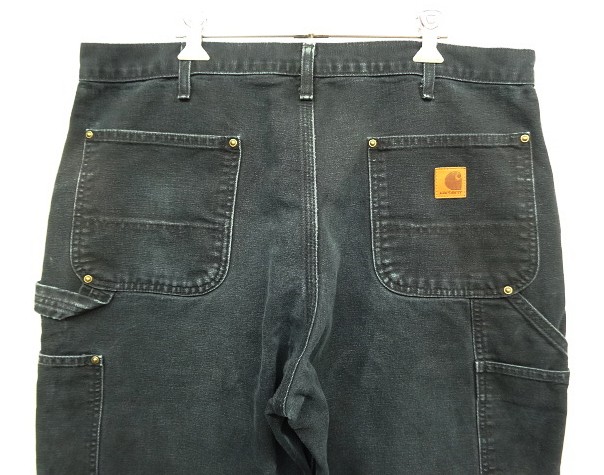 画像: CARHARTT ダブルニー ダック ペインターパンツ ブラック W36L30 メキシコ製 (VINTAGE)