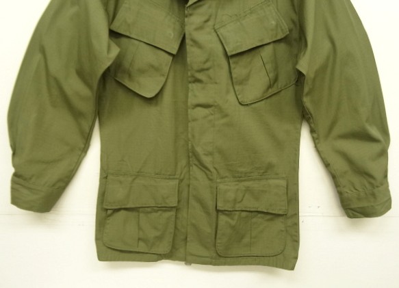 画像: 70'S アメリカ軍 US ARMY "JUNGLE FATIGUE" リップストップ ファティーグジャケット XS-R (DEADSTOCK)