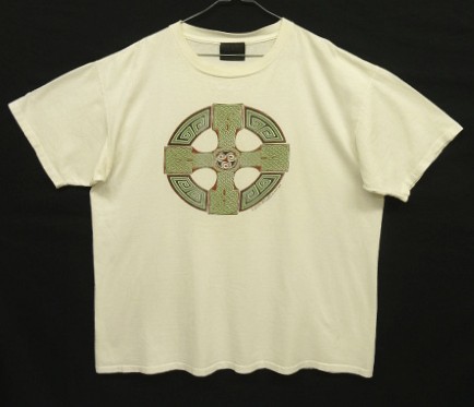 画像1: 90'S KELTIC DESIGNS シングルステッチ 半袖 Tシャツ ホワイト (VINTAGE)