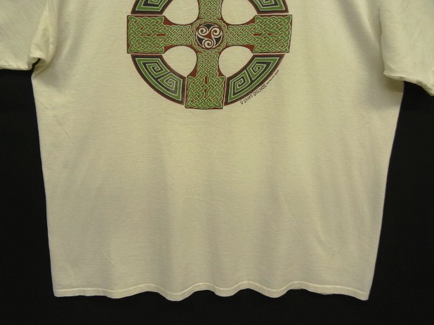 画像: 90'S KELTIC DESIGNS シングルステッチ 半袖 Tシャツ ホワイト (VINTAGE)