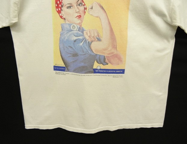 画像: 90'S J.HOWARD MILLER "WE CAN DO IT!" 半袖 Tシャツ ホワイト (VINTAGE)