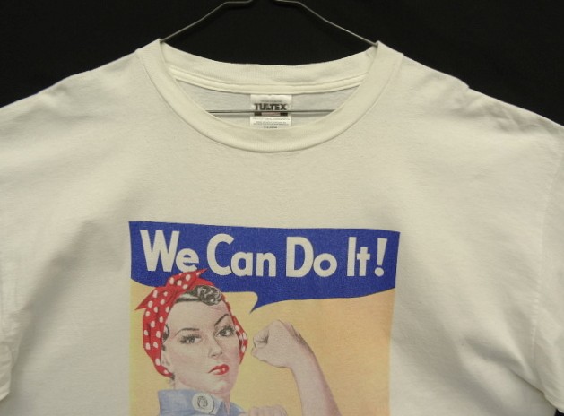 画像: 90'S J.HOWARD MILLER "WE CAN DO IT!" 半袖 Tシャツ ホワイト (VINTAGE)