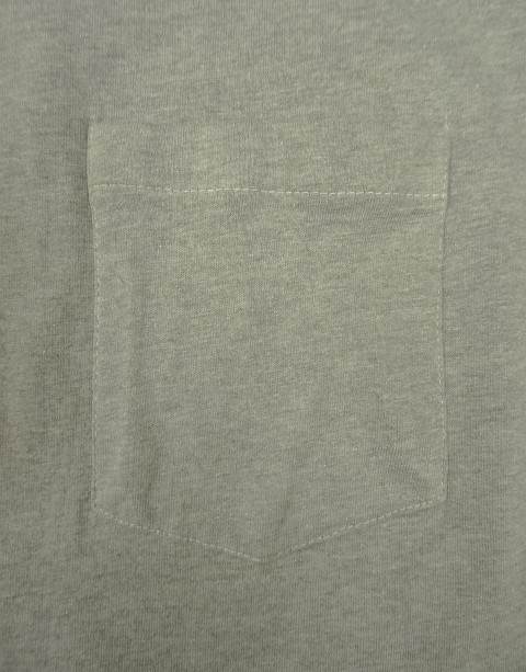 画像3: 90'S HANES シングルステッチ ポケット付き 半袖 Tシャツ グレー (VINTAGE)