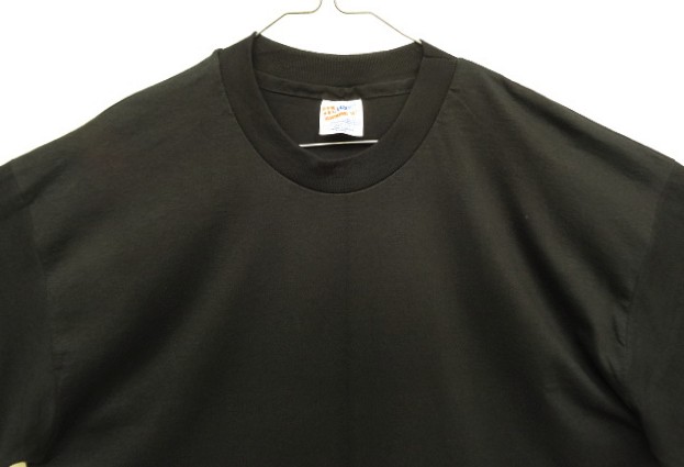 画像: 90'S HANES "HEAVYWEIGHT 50/50" シングルステッチ 半袖 Tシャツ ブラック USA製 (DEADSTOCK)
