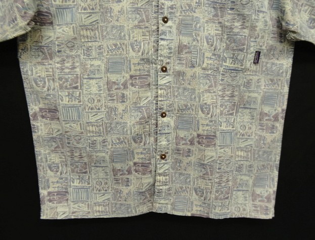 画像: 00'S PATAGONIA コットン 半袖 オープンカラーシャツ 総柄 (VINTAGE)