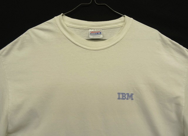 画像: 90'S IBM バックプリント 半袖 Tシャツ ホワイト (VINTAGE)