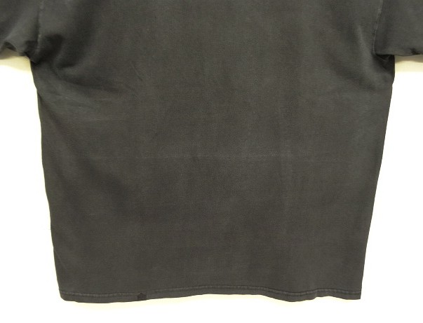 画像: 90'S IBM 袖プリント入り 半袖 Tシャツ フェードブラック (VINTAGE)