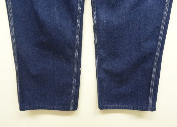 画像: 80'S SEARS トップスナップボタン デニム ペインターパンツ インディゴ USA製 (VINTAGE)