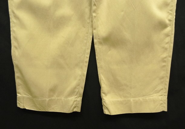 画像: 60'S アメリカ軍 US ARMY コットン100% チノパンツ PRENTICE製ブラスジップ (VINTAGE)