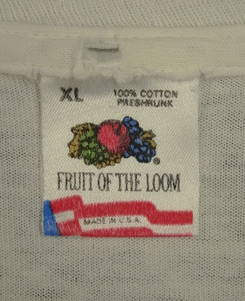 画像2: 90'S SALMON シングルステッチ 半袖 Tシャツ ホワイト USA製 (VINTAGE)