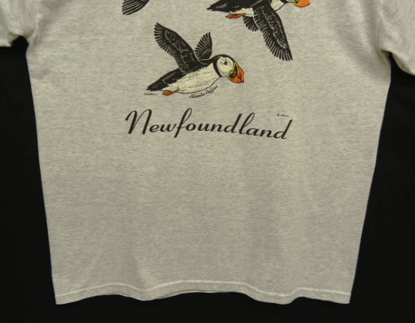 画像: 90'S ATLANTIC PUFFINS 半袖 Tシャツ アッシュグレー (VINTAGE)