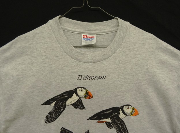 画像: 90'S ATLANTIC PUFFINS 半袖 Tシャツ アッシュグレー (VINTAGE)
