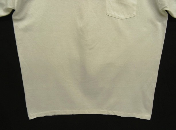 画像: 90'S WINSTON シングルステッチ 両面プリント ポケット付き 半袖 Tシャツ ホワイト USA製 (DEADSTOCK)