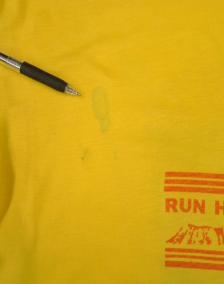 画像6: 80'S CAMP SMITH RUNNING CLUB シングルステッチ 両面染み込みプリント 半袖 Tシャツ イエロー USA製 (VINTAGE)