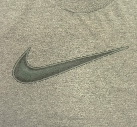 画像3: 90'S NIKE 白タグ SWOOSHロゴ 半袖 Tシャツ グレー (VINTAGE)