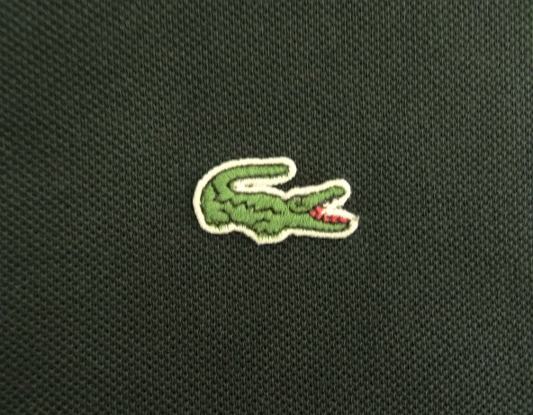 画像: 80'S CHEMISE LACOSTE ポロシャツ ブラック フランス製 (VINTAGE)