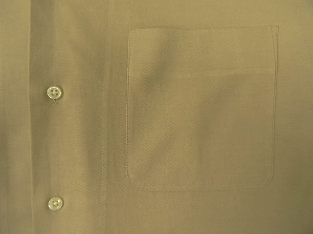 画像: 90'S RALPH LAUREN "CALDWELL" シルク/コットン 半袖 オープンカラーシャツ ベージュ (VINTAGE)