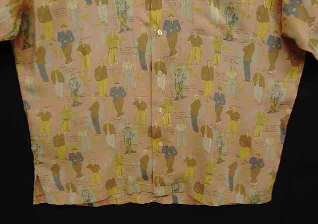 画像: 90'S RALPH LAUREN レーヨン 半袖 オープンカラーシャツ ライトピンク/柄 (VINTAGE)