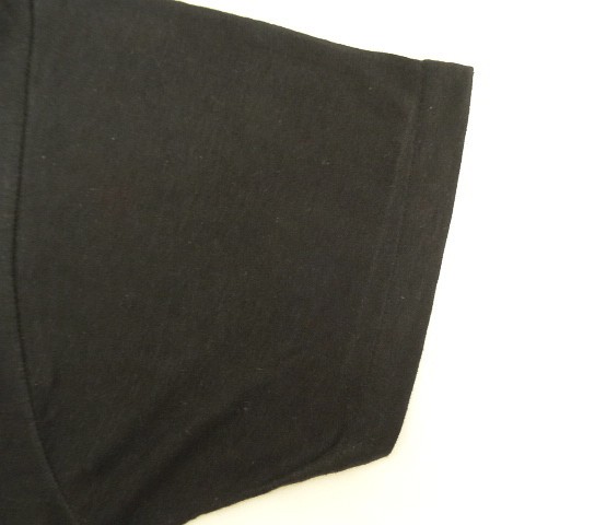 画像: 80'S FRUIT OF THE LOOM シングルステッチ 耳付きポケット 半袖 Tシャツ ブラック USA製 (DEADSTOCK)