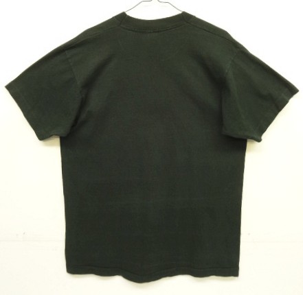 画像5: 90'S DON'T WORRY BE HAPPY! シングルステッチ 半袖 Tシャツ ブラック USA製 (VINTAGE)