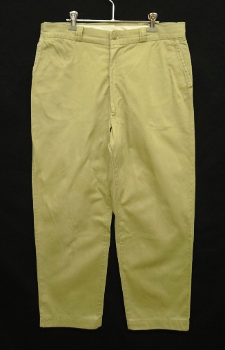画像1: 60'S BOAT SAIL CLOTH "SANFORIZED" コットン100% チノパンツ GRIPPER ZIPPER製ブラスジップ USA製 (VINTAGE)