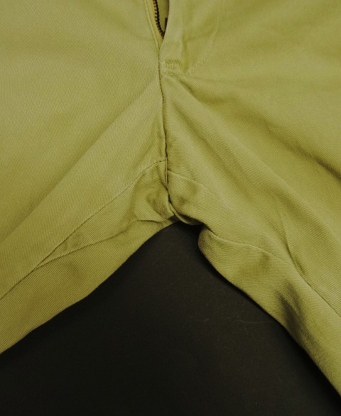 画像5: 60'S BOAT SAIL CLOTH "SANFORIZED" コットン100% チノパンツ GRIPPER ZIPPER製ブラスジップ USA製 (VINTAGE)