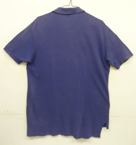 画像3: 80'S IZOD LACOSTE 半袖 ポロシャツ フェードネイビー USA製 (VINTAGE)