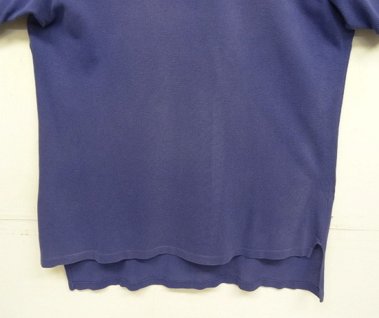 画像: 80'S IZOD LACOSTE 半袖 ポロシャツ フェードネイビー USA製 (VINTAGE)