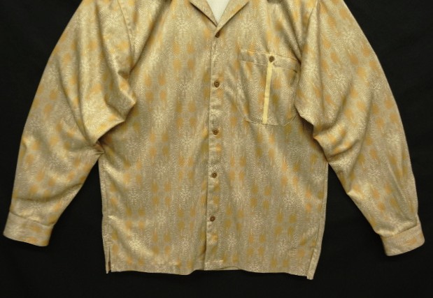 画像: 00'S PATAGONIA "RHYTHM" 長袖 オープンカラーシャツ 総柄 (VINTAGE)