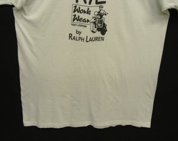 画像: 90'S RRL シングルステッチ 半袖 Tシャツ ホワイト USA製 (VINTAGE)
