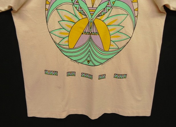 画像: 80'S IMAGINE SANFRANCISCO "MYSTERY OF LIFE" シングルステッチ 半袖 Tシャツ ピンク USA製 (VINTAGE)