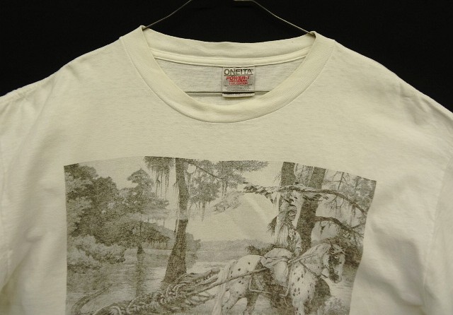 画像: 90'S JOE BELT "VICTORY IN THE SWAMP" シングルステッチ 半袖 Tシャツ ホワイト USA製 (VINTAGE)