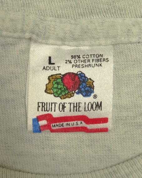 画像2: 90'S UNKNOWN ペンケーススケッチ シングルステッチ 半袖 Tシャツ アッシュグレー USA製 (VINTAGE)