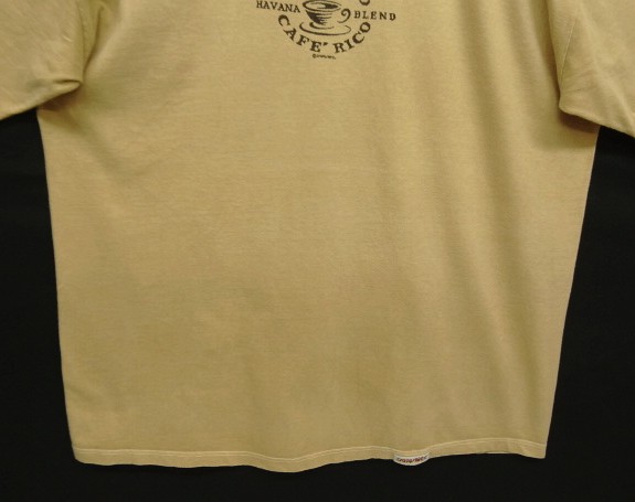 画像: 90'S CRAZY SHIRT "KONA COFFEE DYED" シングルステッチ 両面プリント 半袖 Tシャツ ベージュ USA製 (VINTAGE)