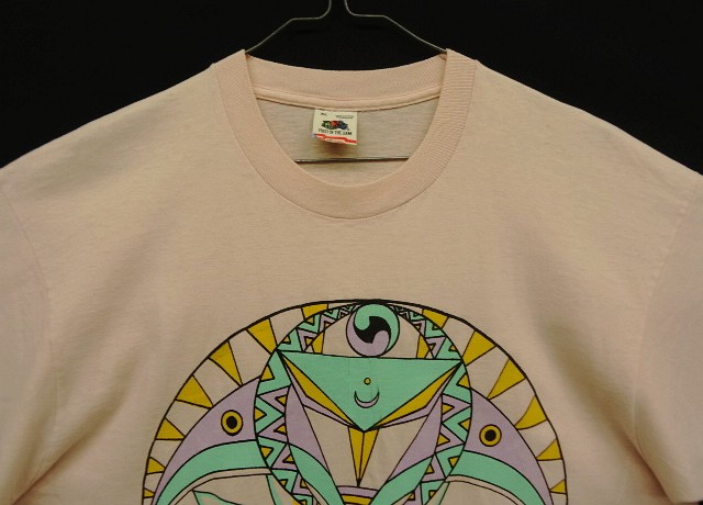 画像: 80'S IMAGINE SANFRANCISCO "MYSTERY OF LIFE" シングルステッチ 半袖 Tシャツ ピンク USA製 (VINTAGE)