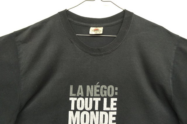 画像: TOUT LE MONDE Y GAGNE 半袖 Tシャツ ブラック (VINTAGE)