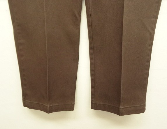画像: 80'S DICKIES 874 チビタグ ワークパンツ ブラウン W38L31 USA製 (VINTAGE)
