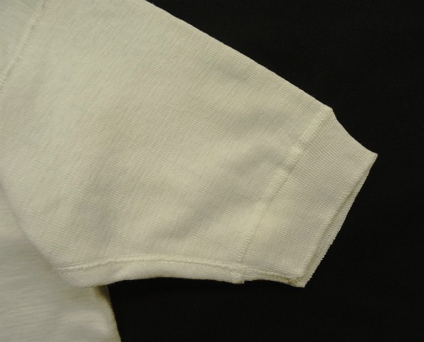 画像: 60'S STANFIELD'S 袖先リブ 半袖 Tシャツ ホワイト (VINTAGE)