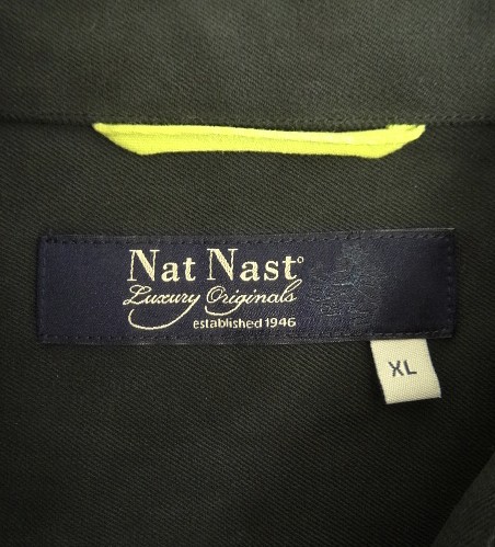 画像2: NAT NAST シルク 半袖 ボックスシャツ ブラック/ベージュ＆ホワイト (USED)