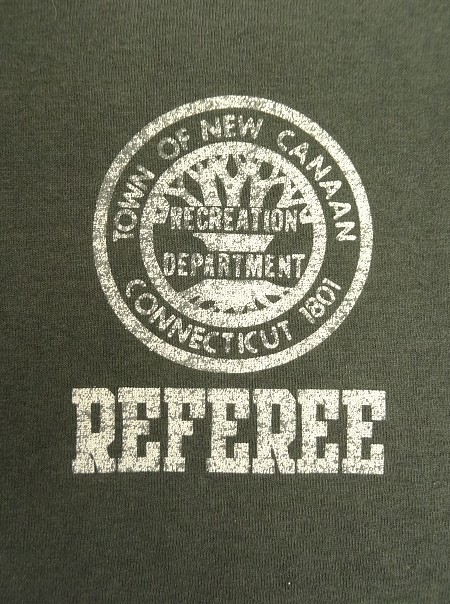 画像5: 90'S REFEREE シングルステッチ 両面プリント 半袖 Tシャツ フェードブラック USA製 (VINTAGE)
