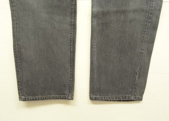 画像: 80'S LEVIS 501 デニム 先染めブラック USA製 W33L30 (VINTAGE)