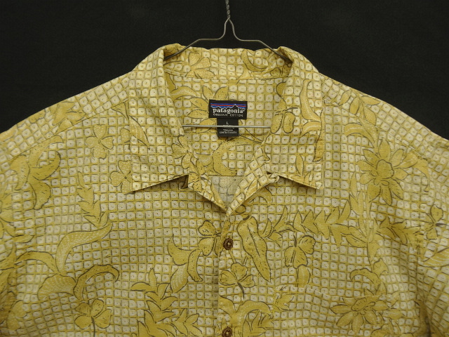 画像: 00'S PATAGONIA コットン 半袖 オープンカラーシャツ 総柄 (VINTAGE)