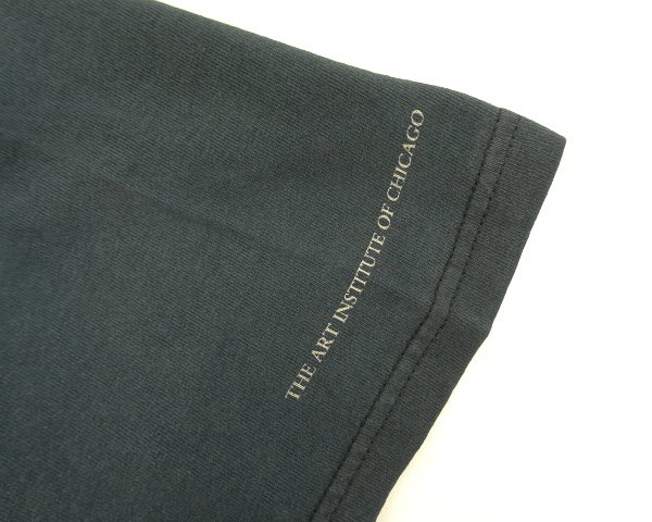 画像: 90'S EDVARD MUNCH "THE CRY" シカゴ美術館 半袖 Tシャツ ブラック (VINTAGE)