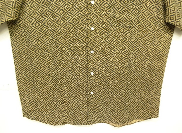 画像: 90'S RALPH LAUREN "BONNARD" シルク/リネン 半袖 オープンカラーシャツ 総柄 (VINTAGE)